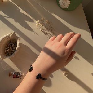 Kendra Scott Elton Cuff in Gunmetal Druzy